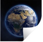 Muurstickers - Sticker Folie - Aarde - Ruimte - Planeten - 50x50 cm - Plakfolie - Muurstickers Kinderkamer - Zelfklevend Behang - Zelfklevend behangpapier - Stickerfolie