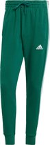 adidas Sportswear Essentials French Terry Tapered Cuff 3-Stripes Joggers - Heren - Groen- L