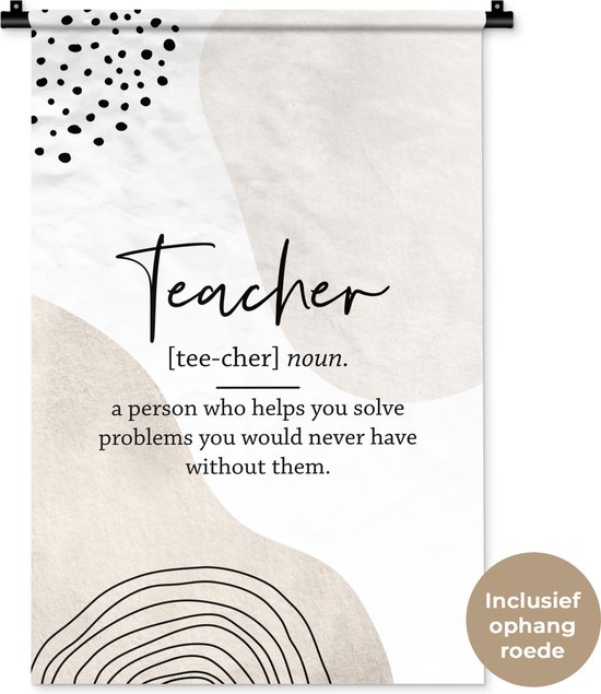 Tapisserie - Tapisserie - Maître - Professeur - Proverbes - 60x90 cm - Tapisserie