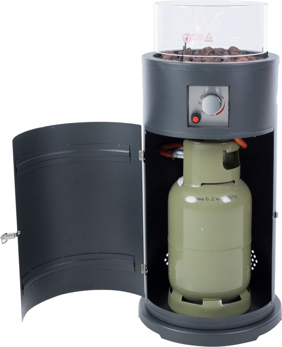 Sunred Bogo 10500 W - Freestanding gas patio heater - Grey