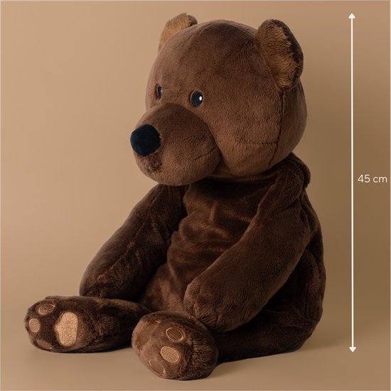 Lotgenootje Verzwaringsknuffel Beer - 45cm/2kg - Verzwaarde Knuffel - Weighted Stuffed Animal - Sensorisch Speelgoed - Zware Knuffel Anxiety - Plushie