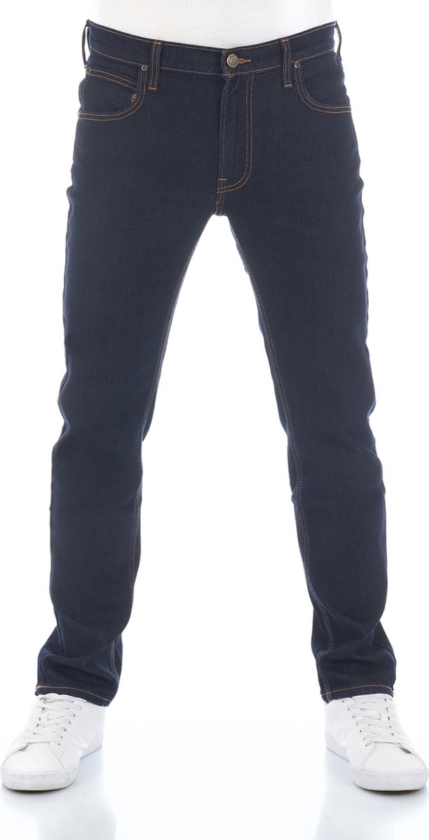 Lee Heren Jeans Broeken Daren Zip Fly regular/straight Fit Blauw Volwassenen Denim Jeansbroek