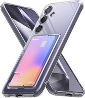 Ringke Geschikt voor Samsung S24 Plus - Fusion Kaarthouder Hoesje - Transparant