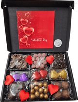 Chocolade Combinatie van luxe Belgische Chocolade met Mystery Card 'Happy Valentine's Day' met persoonlijke (video)boodschap | Valentijnsdag | Moederdag | Vaderdag | Verjaardag