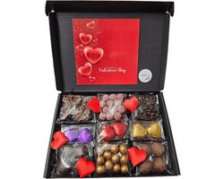 Chocolade Combinatie van luxe Belgische Chocolade met Mystery Card 'Happy Valentine's Day' met persoonlijke (video)boodschap | Valentijnsdag | Moederdag | Vaderdag | Verjaardag