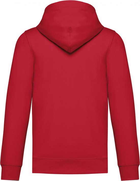 Kariban Gerecycleerde sweater met rits en capuchon uniseks K4042 - Red - M