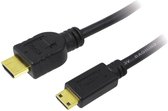Câble HDMI LogiLink CH0022 1,5 m HDMI Type A (Standard) HDMI Type C (Mini) Noir