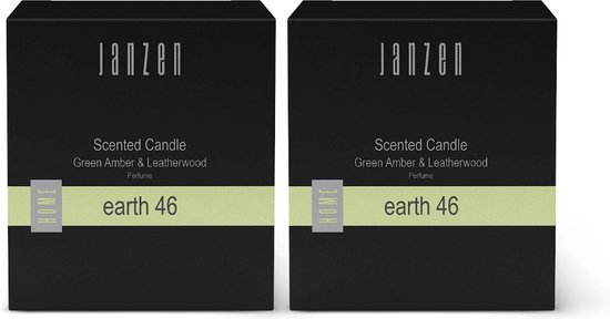 JANZEN Scented Candle Earth 46 2-pack