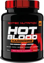 Scitec Nutrition - Hot Blood Hardcore Pre-Workout (Red Fruit - 700 gram)