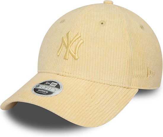 New Era New York Yankees Womens Summer Cord Yellow 9FORTY Adjustable Cap