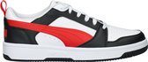 PUMA Rebound v6 Low Unisex Sneakers - Wit/Zwart/Rood - Maat 45