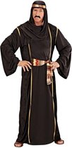 Widmann - 1001 Nacht & Arabisch & Midden-Oosten Kostuum - Zeer Rijke Olie Sjeik - Man - Zwart - Medium - Carnavalskleding - Verkleedkleding