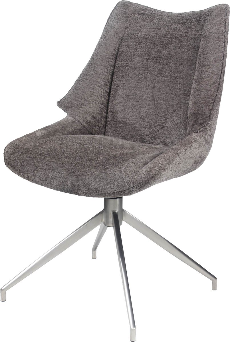HTfurniture-Aone-Eetkamerstoel C-5145-A (MONA Linnen) 360 graden draaibaar