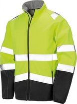 Jas Unisex M Result Lange mouw Fluorescent Yellow / Black 100% Polyester