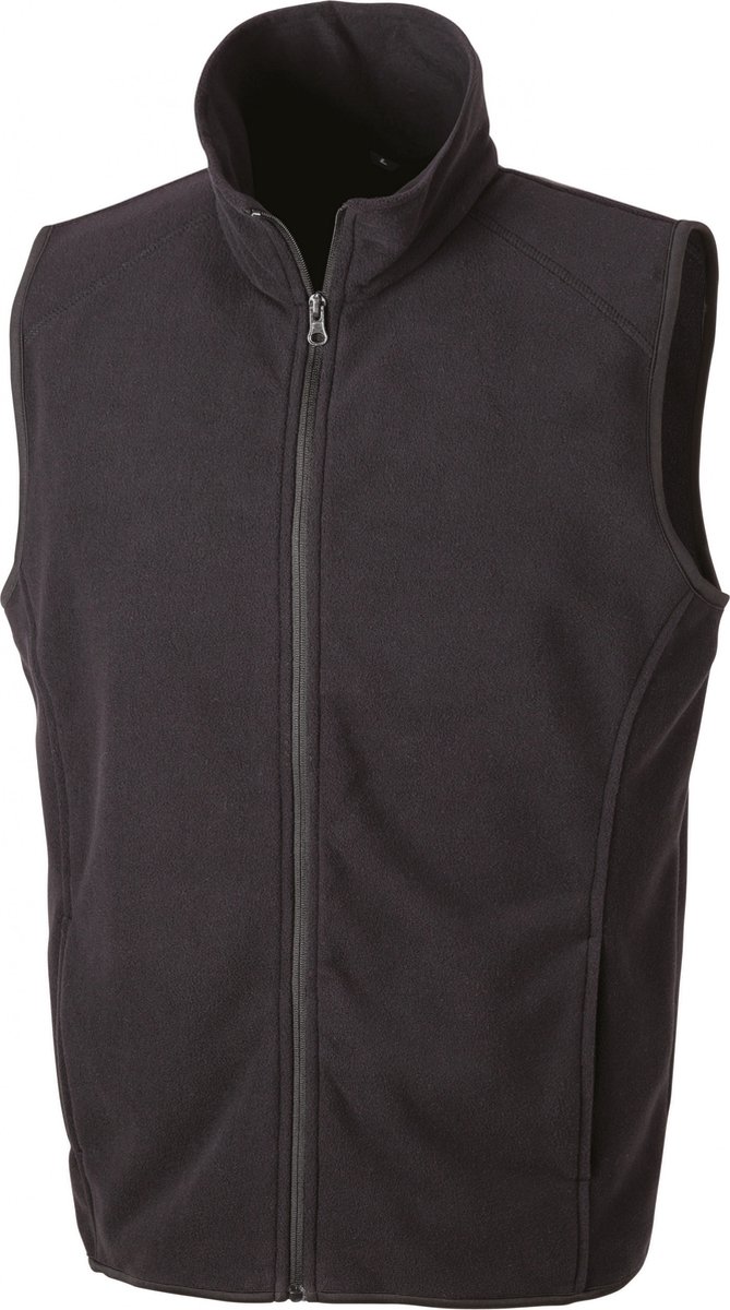 Result Micro fleece gilet R116X - Black - 3XL