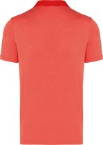 Polo Homme XL PROACT� Col boutonné Manches courtes Coral Chiné 100% Polyester