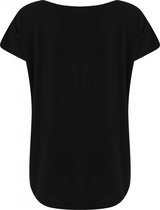SportT-shirt Dames XS Tombo Ronde hals Korte mouw Black 28% Viscose, 4% Polyurethaan (PU), 68% Polyester