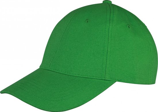 Memphis Brushed Cotton Low Profile Cap - One Size, Smaragd Groen Groen