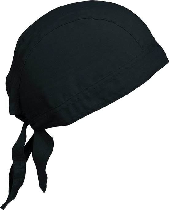 Bonnet Bandana Unisexe Taille Unique K-up Noir 100% Katoen