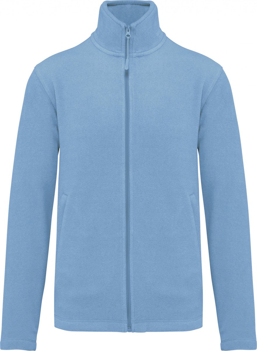 Kariban Microfleece met rits heren K911 sky Blauw
