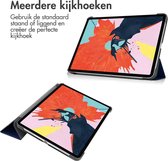 iMoshion Tablet Hoes Geschikt voor iPad Air 4 (2020) /iPad Air 11 inch (2024) / iPad Air 5 (2022) - iMoshion Trifold Bookcase - Donkerblauw