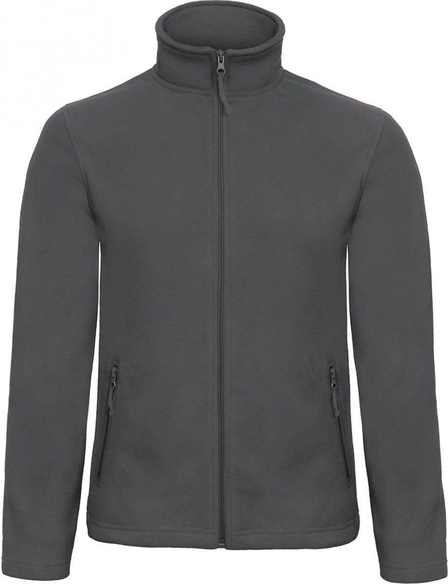 B&C Id.501 Fleece Jacket CGFUI50 Dark Grijs