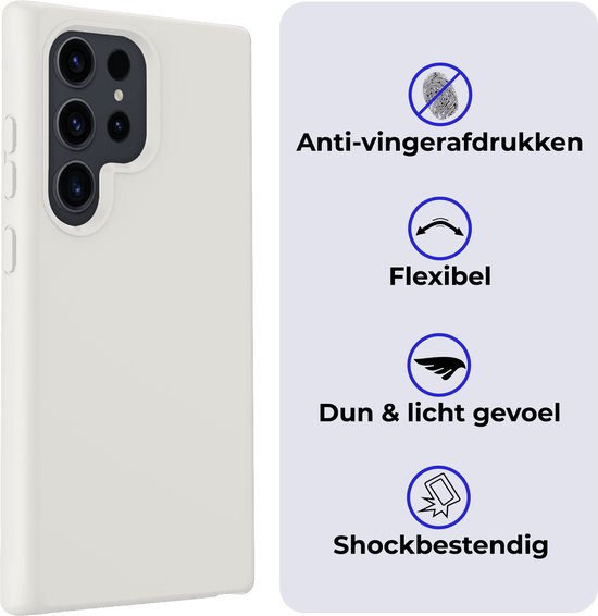 Anti-vingerafdrukken, Flexibel, Dun & licht gevoel, Shockbestendig.