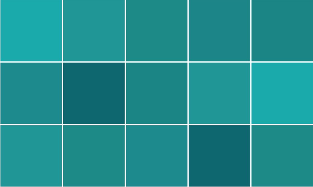Ulticool Plaktegels - Zelfklevende Tegels - 15x15 cm - Ulticool - Decoratie Sticker Tegels - Azuurblauw Zeegroen - WC / Toilet - Gang Hal Muurstickers - 15 stuks - Plakfolie Tegelstickers - Sticktiles Decoratiefolie – Badkamer - Keuken