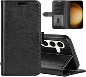 Samsung Galaxy S24 Plus (S24+) Hoesje - MobyDefend Wallet Book Case (Sluiting Achterkant) - Zwart - GSM Hoesje - Telefoonhoesje Geschikt Voor Samsung Galaxy S24 Plus (S24+)