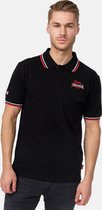 Lonsdale Polo Shirts Lynton Poloshirt schmale Passform Black-L
