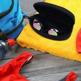 Bezzee Pro Zwarte Kinder Zwembril – UV Bescherming & Anti mist Zwem Bril met Opslag Doosje – 3 Verschillende Maten Neusbruggen – Lekken Niet & Aanpasbaar Voor Jeugd & Kinderen – Alle Zwemmers
