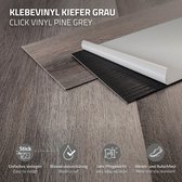 Sol vinyle adhésif PVC Deluxe pour 2,3 m² gris pin épaisseur 2 mm ML- Design