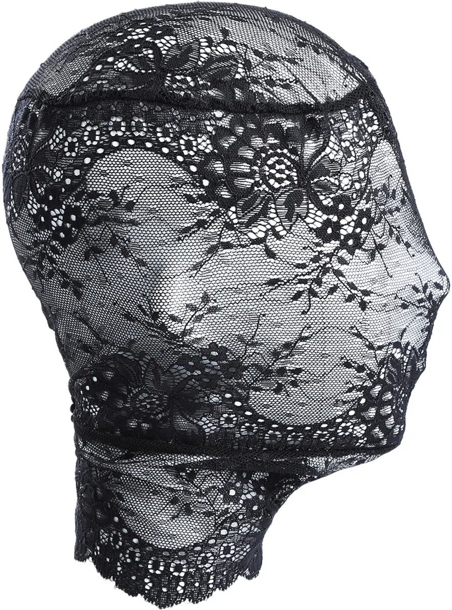 Goedkoopste Transparante fetisj BDSM Bivakmuts - Slaaf - Hoofd masker - SM - Rollenspel - Goede kwaliteit - One size - Unisex - Elastisch
