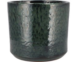 DK Design Bloempot model Green Glaze - groen - D23 x H26 cm - glanzend