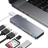 Hub USB-C iMounts Macbook - USB - SD - Gris cosmique