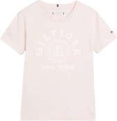 Tommy Hilfiger HILFIGER VARSITY TEE S/S Meisjes T-shirt - Pink - Maat 10