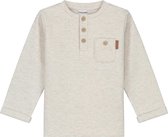 Prénatal baby shirt - Jongens - Mid Ecru Melange - Maat 68