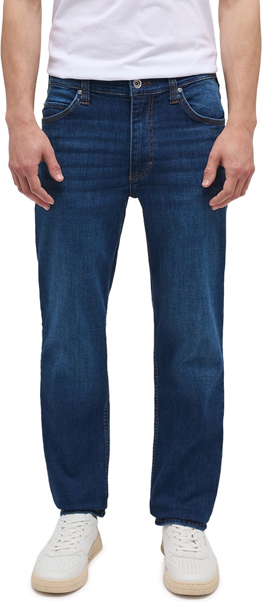 Mustang Heren Jeans Broeken regular/straight Fit Blauw 40W / 34L Volwassenen
