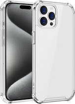 Phreeze Back Cover - Geschikt voor iPhone 15 Pro Max Hoesje - Ultra HD Transparant Cover - Magnetische Case Functie - Doorzichtig