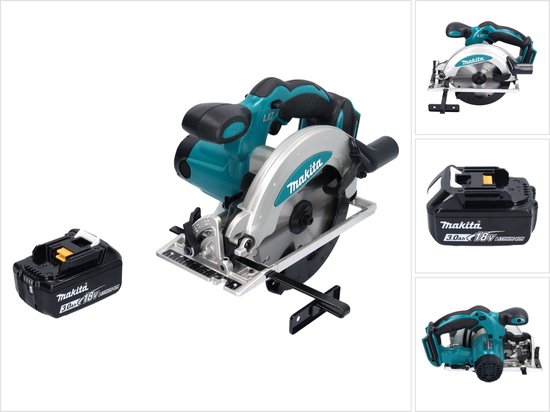 Makita DSS 610 F1 accu cirkelzaag 18 V 165 mm + 1x accu 3.0 Ah - zonder oplader