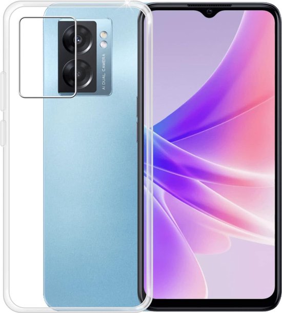 Coque arrière flexible en silicone Transparente Adapté à: Oppo A57 - A57s