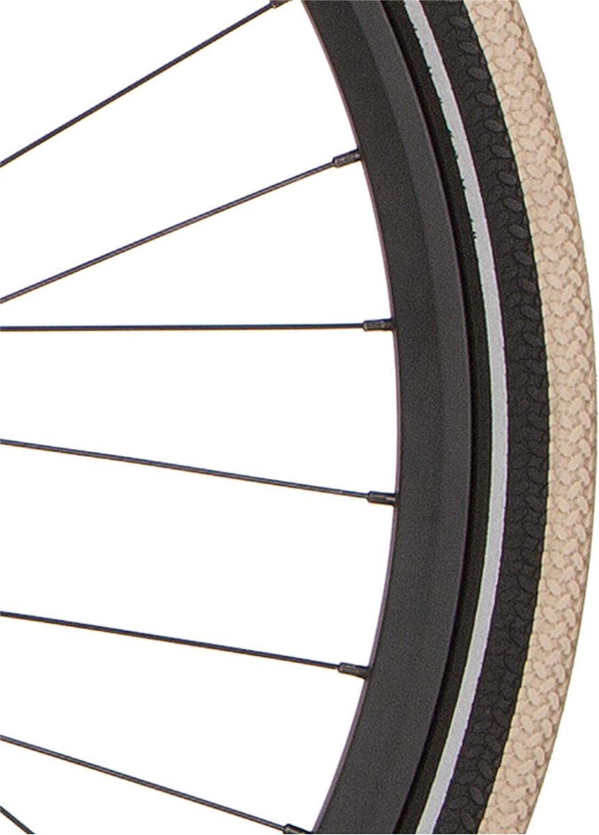 Cortina Buitenband Canberra 28 x 1.75 zwart/khaki refl