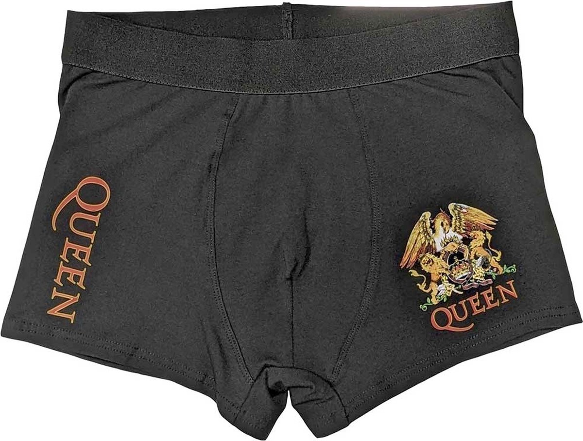 Queen - Classic Crest Boxershorts - XL - Zwart