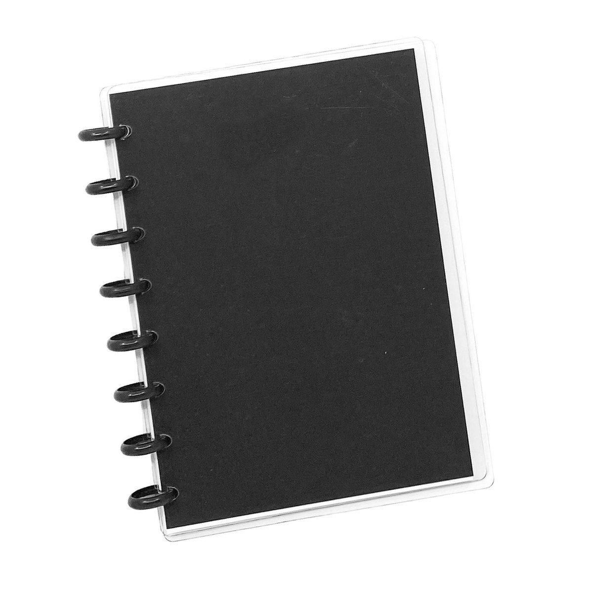 ZODY SHOP - Zody Journal Notitieboek Chrystal Clear - Zwart - Bullet Journal A5 - Modulair notitieboek, agenda, planner - 90 grams crème papier