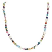 Bela Donaco - Ketting Supreme – Multi Color – Multi gemstone – Sterling Zilver