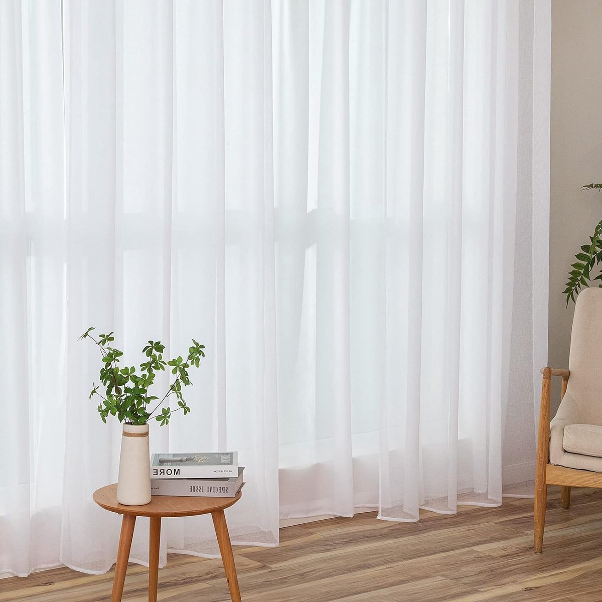 CUTEWIND Gordijnen voor woonkamer, modern, 240 cm lang