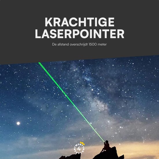 Twenty4seven® Professionele Laserpen Pro - klasse II - USB Laserlampje - Laserpointer Kat - Laser - Speelgoed - Twenty4seven®