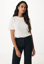 Mexx T-shirt à manches courtes avec illustration pour femme - Off White - Taille M