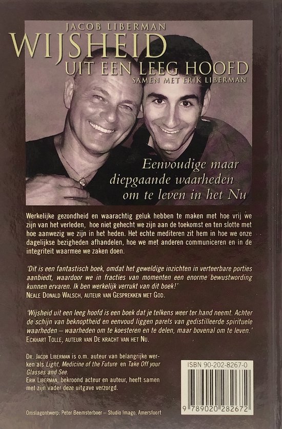 Wijsheid Uit Een Leeg Hoofd, Liberman Jacob 9789020282672