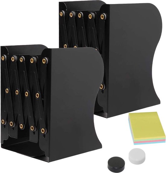 DARUITE Metal Adjustable Book Ends Expand, Heavy Duty Book Ends for Bookshelves, Desk Organizer, Non-Slip Book Holder for Kids, School Supplies, Imitative Wood DARUITE Metal Adjustable Book Ends Expand, Heavy Duty Book Ends for Bookshelves, Desk Organizer, Non-Slip Book Holder for Kids, School Supplies, Imitative Wood